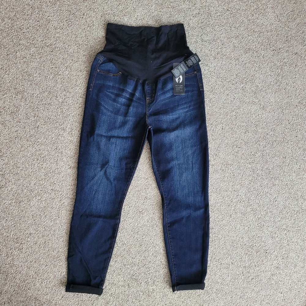 NWT C * Pink Maternity Jeans Denim Size XL